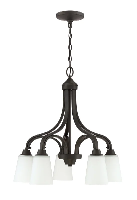 Bohemian - Style Beaded Chandeliers for Eclectic DecorBohemian - Style Beaded Chandeliers for Eclectic DecorGrace 5 Light Down Chandelier in Espresso