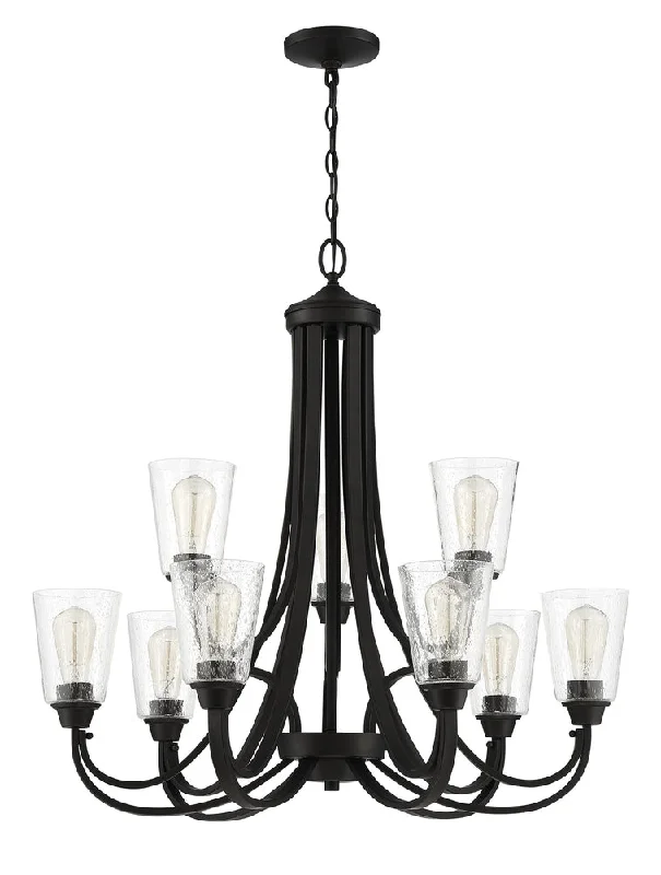 Chandeliers with Sputnik - Style Design for a Futuristic VibeChandeliers with Sputnik - Style Design for a Futuristic VibeGrace 9 Light Chandelier in Espresso (Clear Seeded Glass)