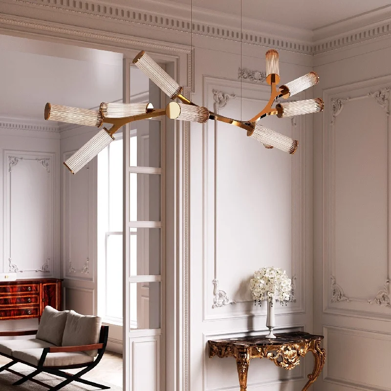 Chandeliers with Adjustable Arms for Directional LightingChandeliers with Adjustable Arms for Directional LightingHaara 10