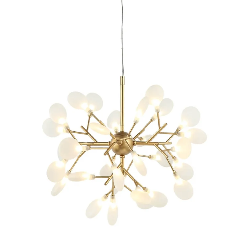 Chandeliers with Metal Frames in Bronze FinishChandeliers with Metal Frames in Bronze FinishHydrangea Bloom 24" Chandelier