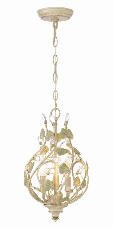 Ceiling - Mounted Chandeliers for Standard CeilingsCeiling - Mounted Chandeliers for Standard CeilingsJosie 3 Light Champagne Green Tea Mini Chandelier