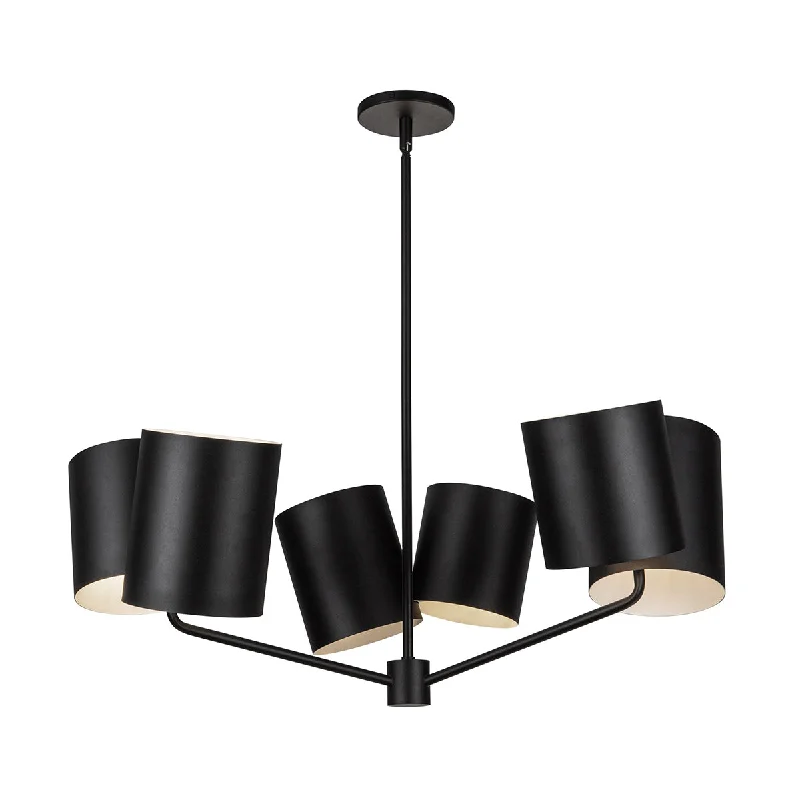 Chandeliers with Metal Frames in Bronze FinishChandeliers with Metal Frames in Bronze FinishKeiko 12" Chandeliers