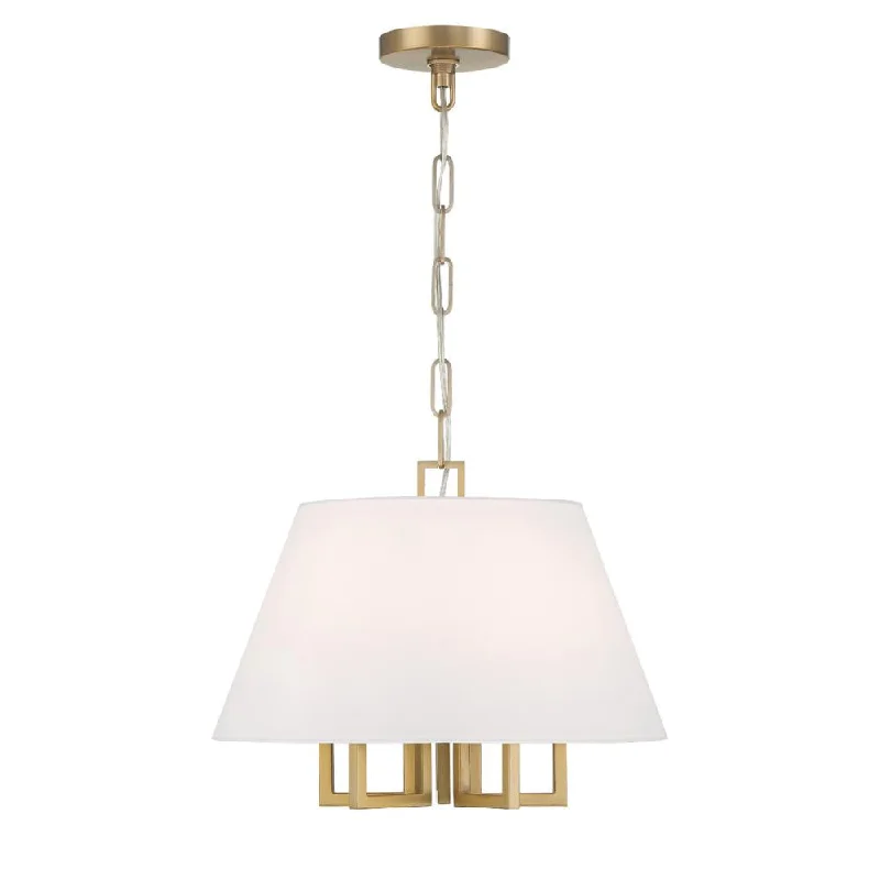 Chandeliers with Metal Frames in Black FinishChandeliers with Metal Frames in Black FinishLibby Langdon Westwood 5 Light Vibrant Gold Pendant