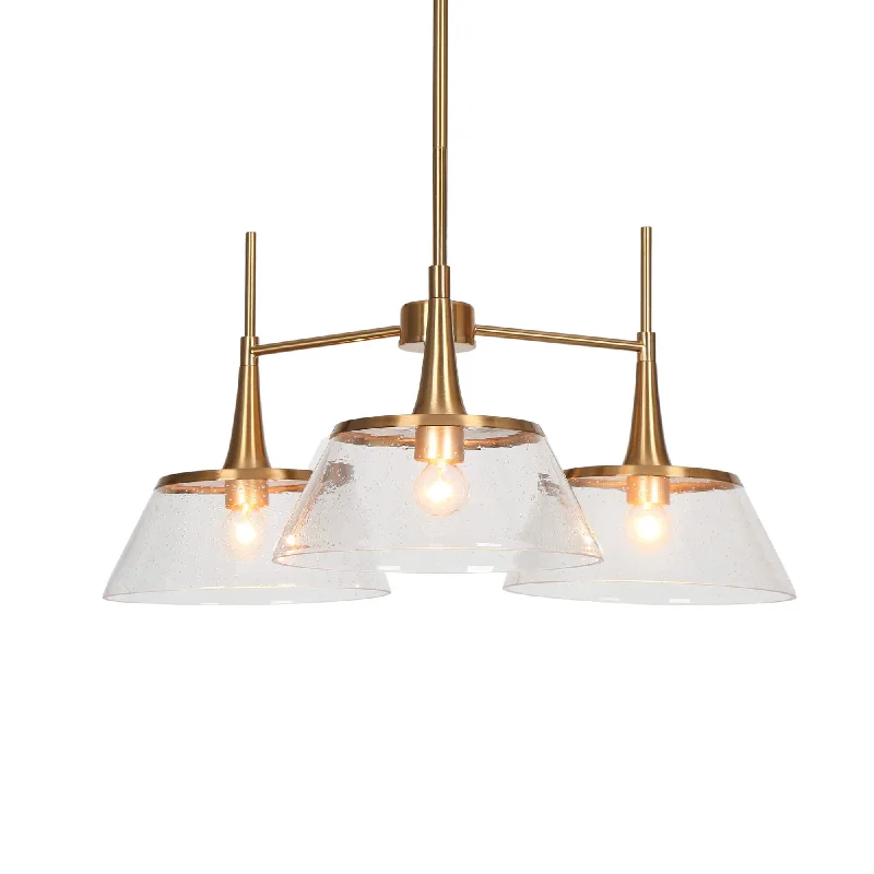Mid - Century Modern Chandeliers for Vintage AppealMid - Century Modern Chandeliers for Vintage AppealModern 3-Light Gold Seeded Glass Chandelier Mid - Century Modern Chandeliers for Vintage AppealMid - Century Modern Chandeliers for Vintage AppealModern 3-Light Gold Seeded Glass Chandelier