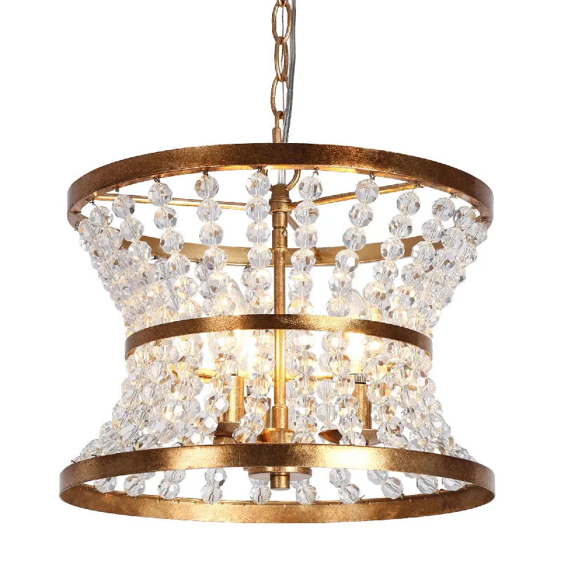Victorian - Inspired Chandeliers with Ornate DetailsVictorian - Inspired Chandeliers with Ornate DetailsModern Crystal Beads 3-Light Chandelier