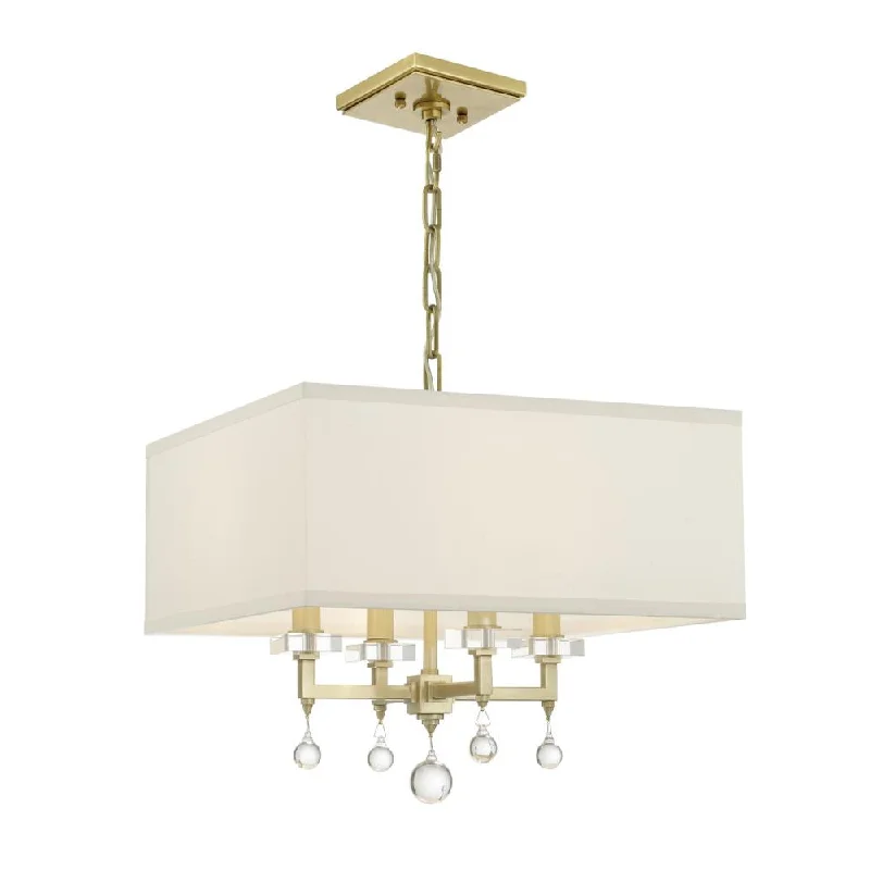 Mini Chandeliers for Adding Charm to Small SpacesMini Chandeliers for Adding Charm to Small SpacesPaxton 4 Light Aged Brass Mini Chandelier