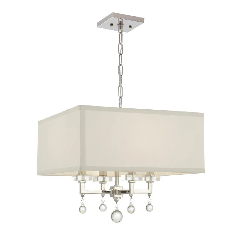 Art Deco Chandeliers for a Retro - Glam LookArt Deco Chandeliers for a Retro - Glam LookPaxton 4 Light Polished Nickel Mini Chandelier