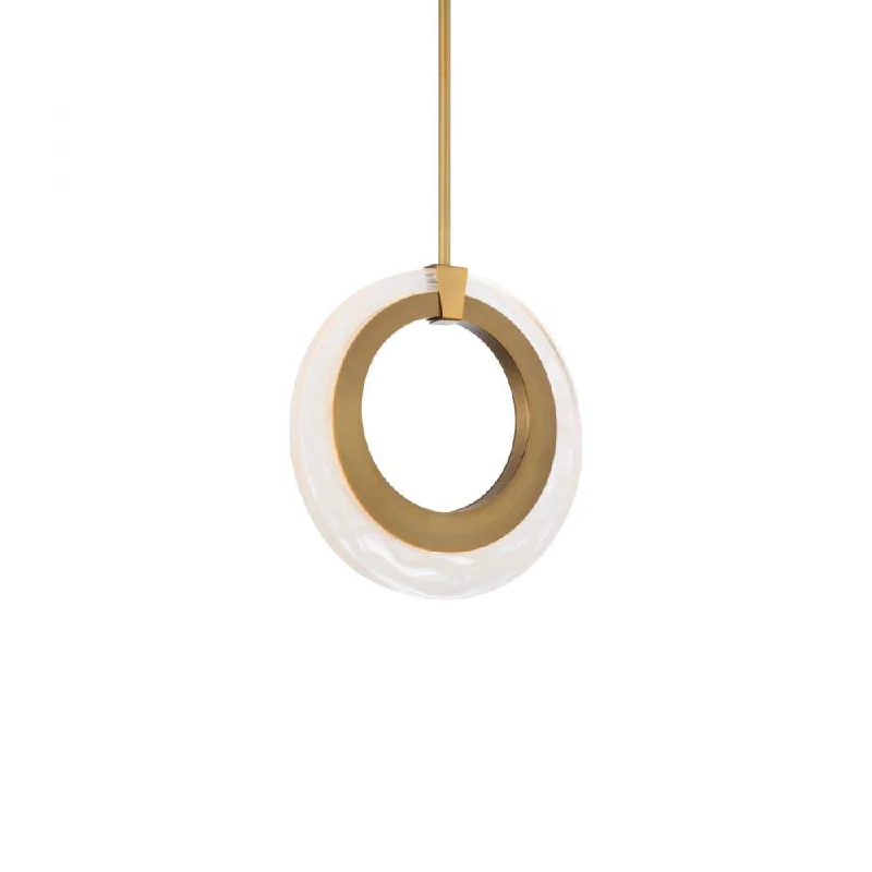 Chandeliers with Metal Frames in Gold FinishChandeliers with Metal Frames in Gold FinishSerenity Mini Pendant Light