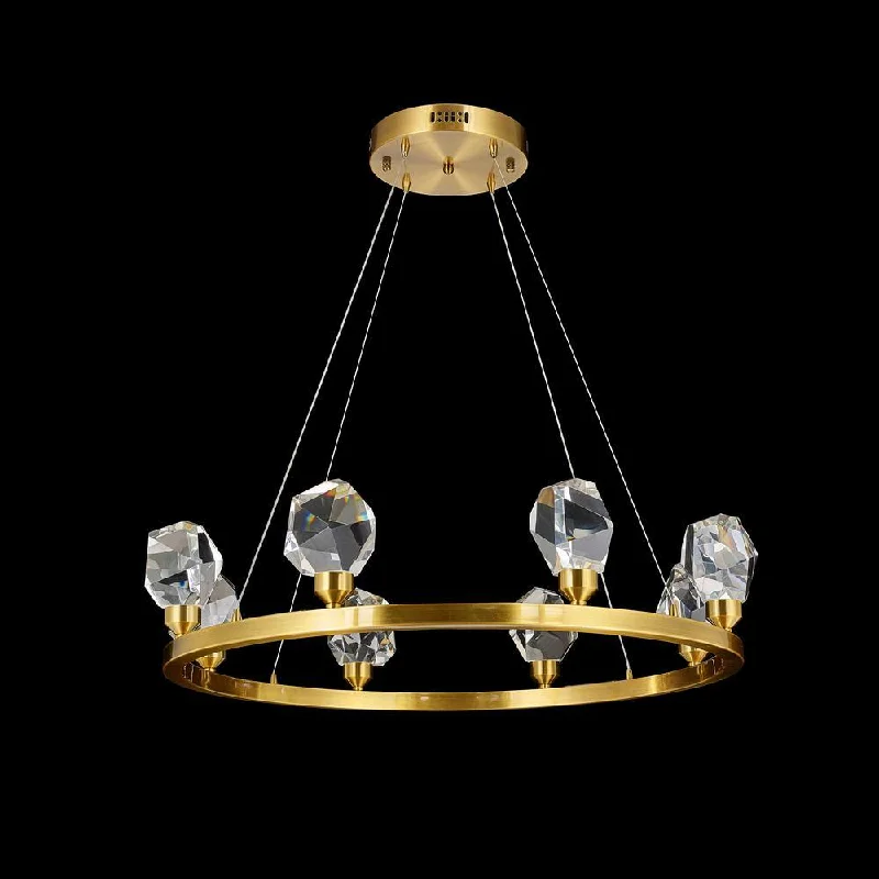 Minimalist Chandeliers for Sleek and Simple InteriorsMinimalist Chandeliers for Sleek and Simple InteriorsStarFire Crystal LD6132AB