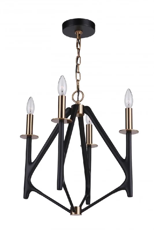 Oversized Chandeliers as a Statement Piece in Living RoomsOversized Chandeliers as a Statement Piece in Living RoomsThe Reserve 4 Light Chandelier in Flat Black/Satin Brass