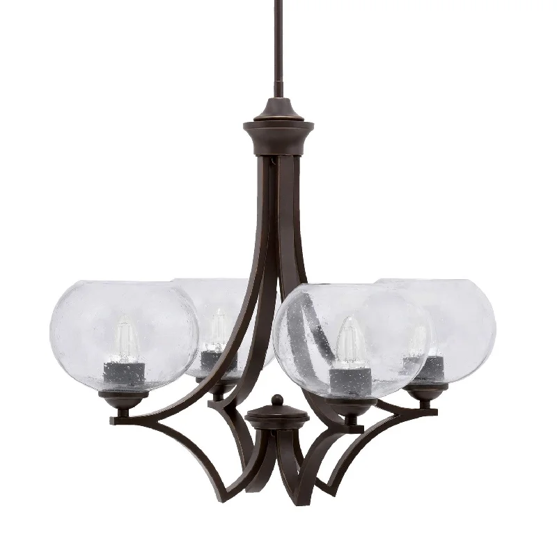 Traditional Brass Chandeliers for Classic InteriorsTraditional Brass Chandeliers for Classic InteriorsToltec Zilo 564-DG-202 Chandelier Light - Dark Granite