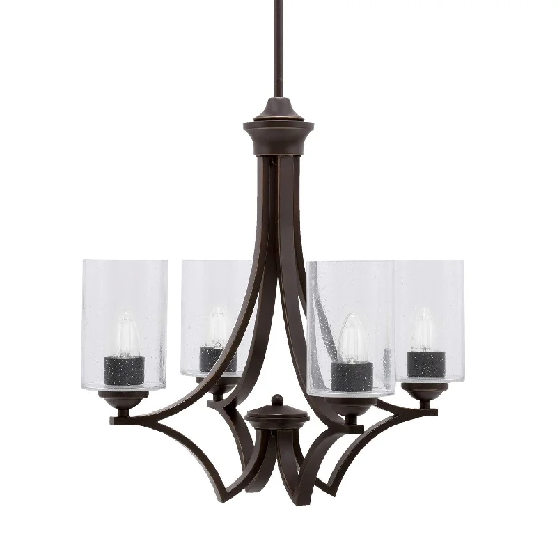 Mid - Century Modern Chandeliers for Vintage AppealMid - Century Modern Chandeliers for Vintage AppealToltec Zilo 564-DG-300 Chandelier Light - Dark Granite