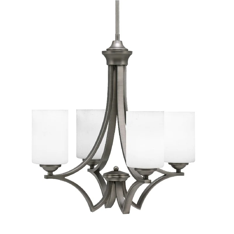 Art Deco Chandeliers for a Retro - Glam LookArt Deco Chandeliers for a Retro - Glam LookToltec Zilo 564-GP-310 Chandelier Light - Graphite