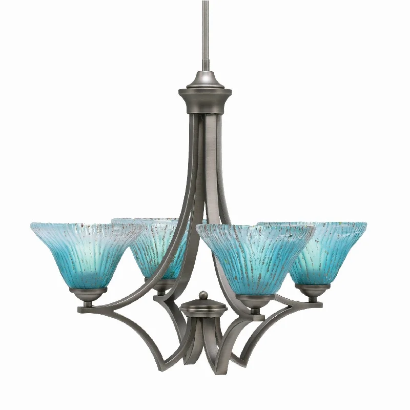 Chandeliers with Sputnik - Style Design for a Futuristic VibeChandeliers with Sputnik - Style Design for a Futuristic VibeToltec Zilo 564-GP-458 Chandelier Light - Graphite