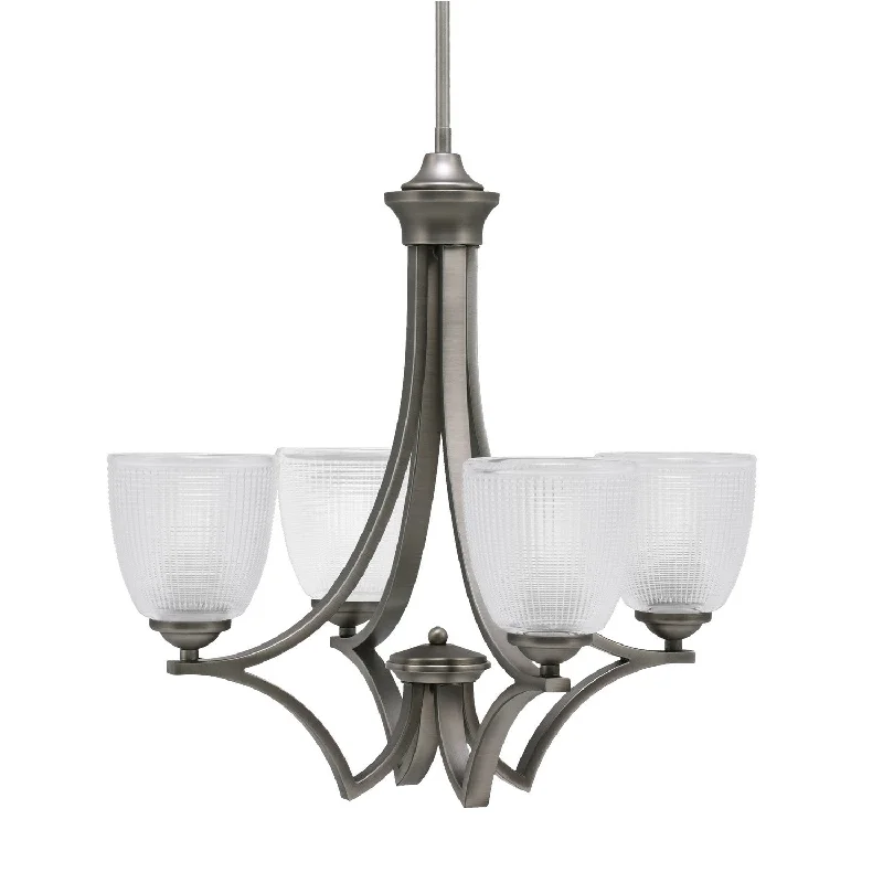 Chandeliers for Dining Rooms to Set the Mood for MealsChandeliers for Dining Rooms to Set the Mood for MealsToltec Zilo 564-GP-500 Chandelier Light - Graphite