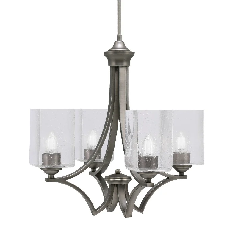 Incandescent Chandeliers for a Warm and Traditional GlowIncandescent Chandeliers for a Warm and Traditional GlowToltec Zilo 564-GP-530 Chandelier Light - Graphite