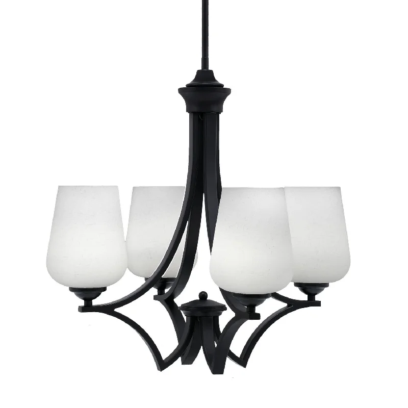 Chandeliers for Low Ceilings to Avoid OvercrowdingChandeliers for Low Ceilings to Avoid OvercrowdingToltec Zilo 564-MB-211 Chandelier Light - Matte Black