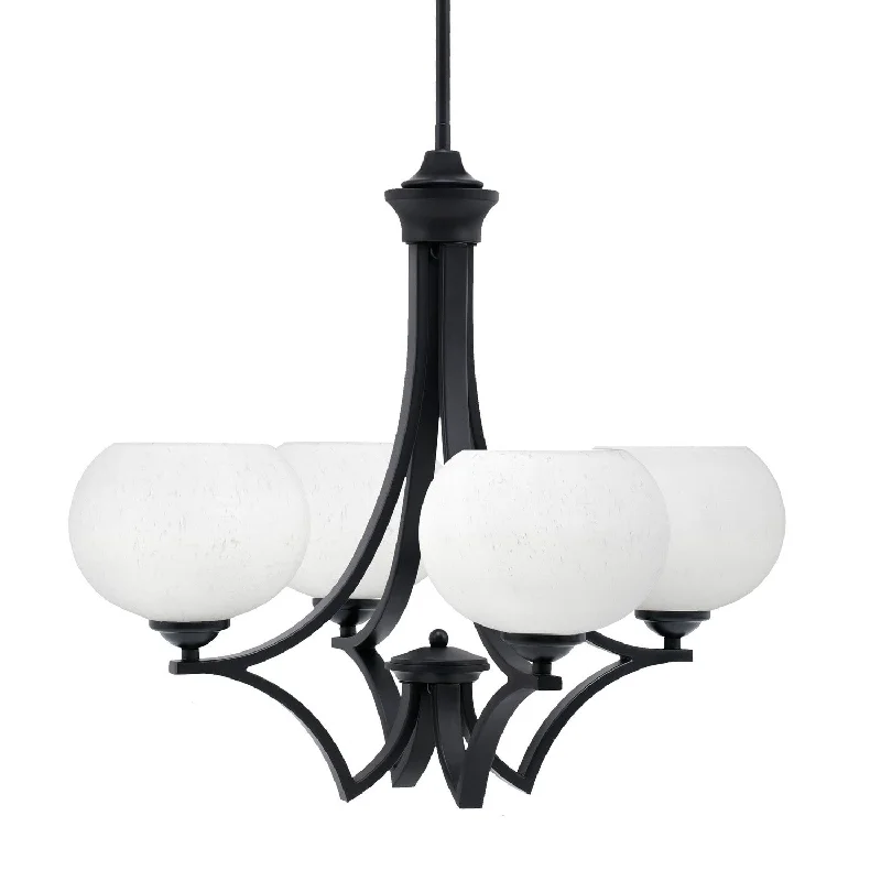 Mini Chandeliers for Adding Charm to Small SpacesMini Chandeliers for Adding Charm to Small SpacesToltec Zilo 564-MB-212 Chandelier Light - Matte Black