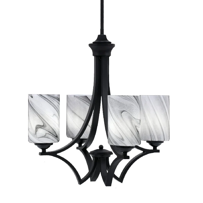 Incandescent Chandeliers for a Warm and Traditional GlowIncandescent Chandeliers for a Warm and Traditional GlowToltec Zilo 564-MB-3009 Chandelier Light - Matte Black