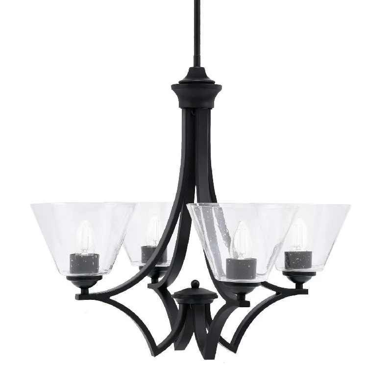 Chandeliers with Adjustable Arms for Directional LightingChandeliers with Adjustable Arms for Directional LightingToltec Zilo 564-MB-302 Chandelier Light - Matte Black
