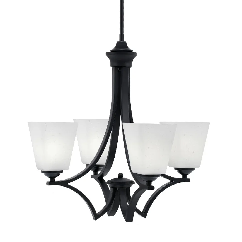 Bohemian - Style Beaded Chandeliers for Eclectic DecorBohemian - Style Beaded Chandeliers for Eclectic DecorToltec Zilo 564-MB-460 Chandelier Light - Matte Black