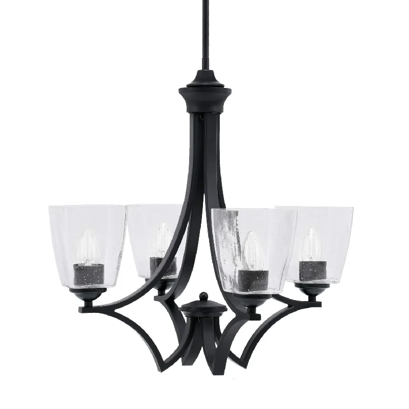 Incandescent Chandeliers for a Warm and Traditional GlowIncandescent Chandeliers for a Warm and Traditional GlowToltec Zilo 564-MB-461 Chandelier Light - Matte Black