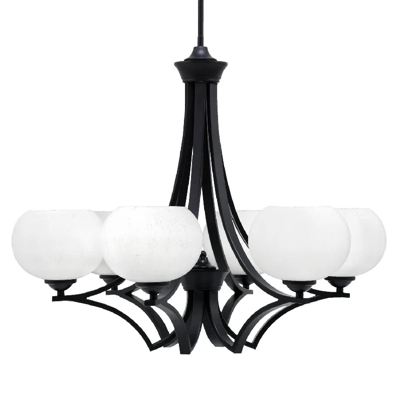 Mini Chandeliers for Adding Charm to Small SpacesMini Chandeliers for Adding Charm to Small SpacesToltec Zilo 566-MB-212 Chandelier Light - Matte Black