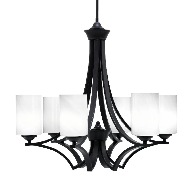 Bohemian - Style Beaded Chandeliers for Eclectic DecorBohemian - Style Beaded Chandeliers for Eclectic DecorToltec Zilo 566-MB-3001 Chandelier Light - Matte Black