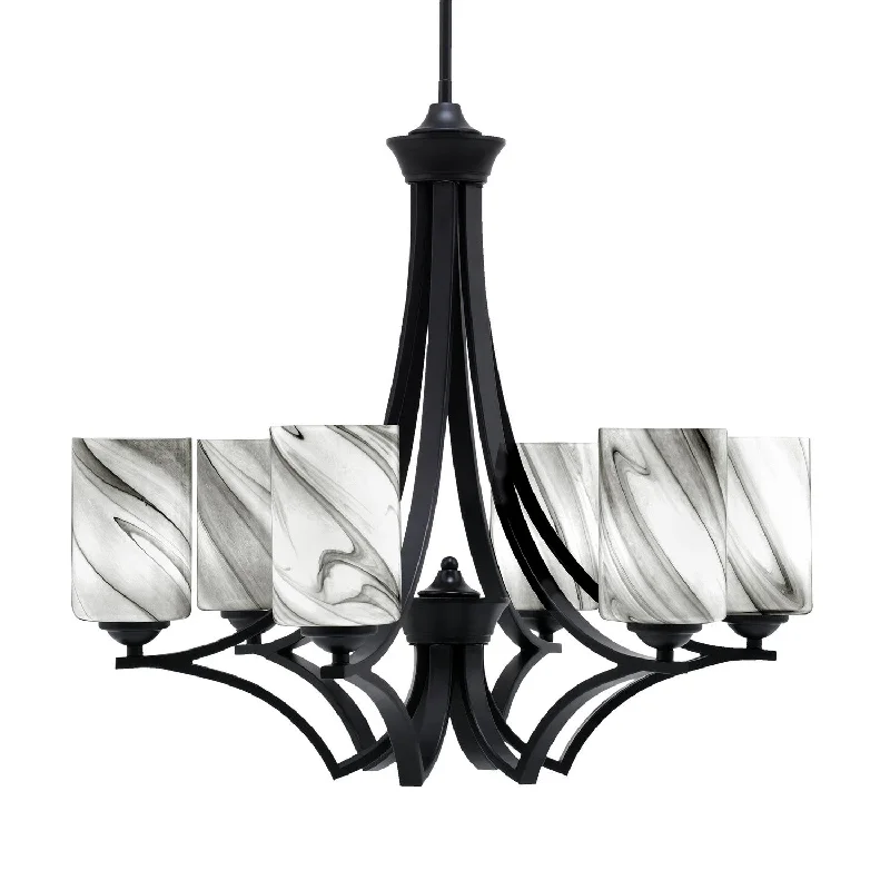 Incandescent Chandeliers for a Warm and Traditional GlowIncandescent Chandeliers for a Warm and Traditional GlowToltec Zilo 566-MB-3009 Chandelier Light - Matte Black