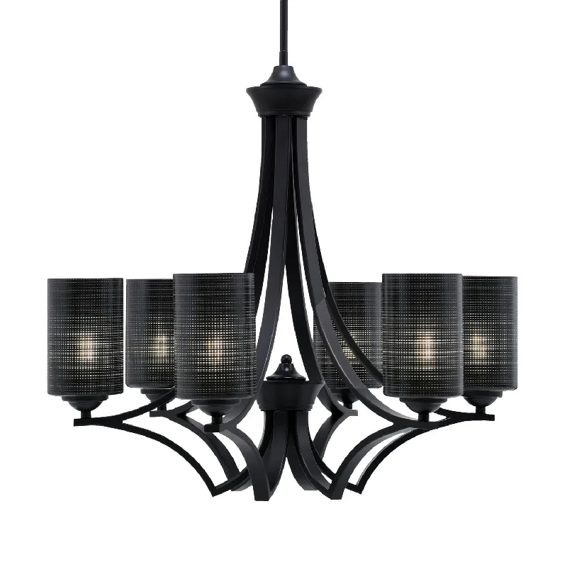 Mini Chandeliers for Adding Charm to Small SpacesMini Chandeliers for Adding Charm to Small SpacesToltec Zilo 566-MB-4069 Chandelier Light - Matte Black