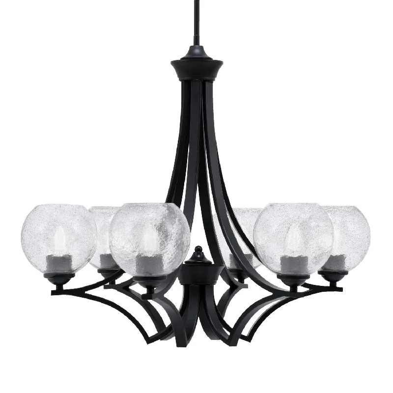 Mini Chandeliers for Adding Charm to Small SpacesMini Chandeliers for Adding Charm to Small SpacesToltec Zilo 566-MB-4102 Chandelier Light - Matte Black