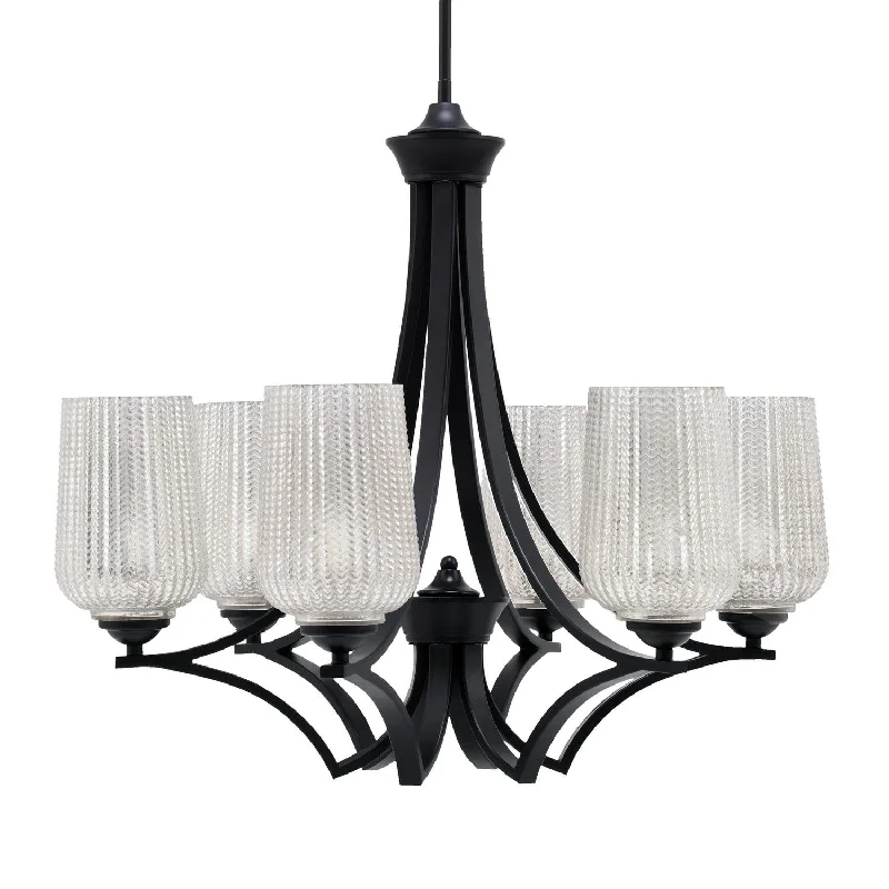 Oversized Chandeliers as a Statement Piece in Living RoomsOversized Chandeliers as a Statement Piece in Living RoomsToltec Zilo 566-MB-4253 Chandelier Light - Matte Black