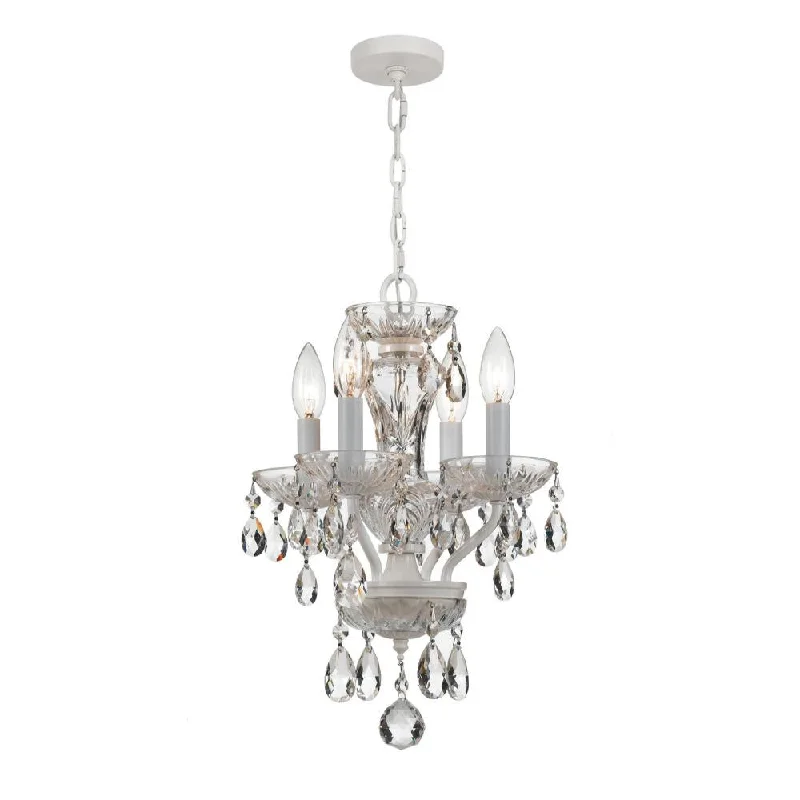 Oversized Chandeliers as a Statement Piece in Living RoomsOversized Chandeliers as a Statement Piece in Living RoomsTraditional Crystal 4 Light Spectra Crystal Wet White Mini Chandelier