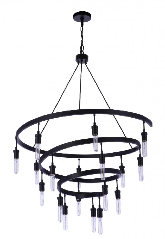 Minimalist Chandeliers for Sleek and Simple InteriorsMinimalist Chandeliers for Sleek and Simple InteriorsTranquil 18 Light Chandelier in Flat Black