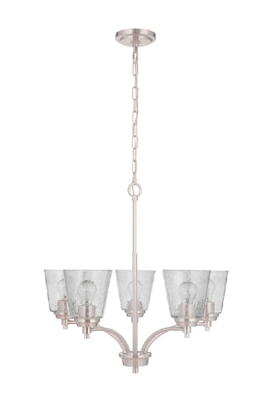 Traditional Brass Chandeliers for Classic InteriorsTraditional Brass Chandeliers for Classic InteriorsTyler 5 Light Chandelier in Brushed Polished Nickel