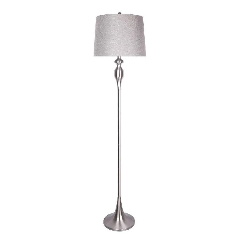 Brushed Nickel / Taupe