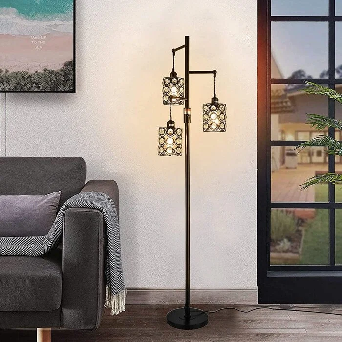 Modern Minimalist Floor Lamp for Contemporary Living RoomsModern Minimalist Floor Lamp for Contemporary Living Rooms64" Tree Floor Lamp - N/A