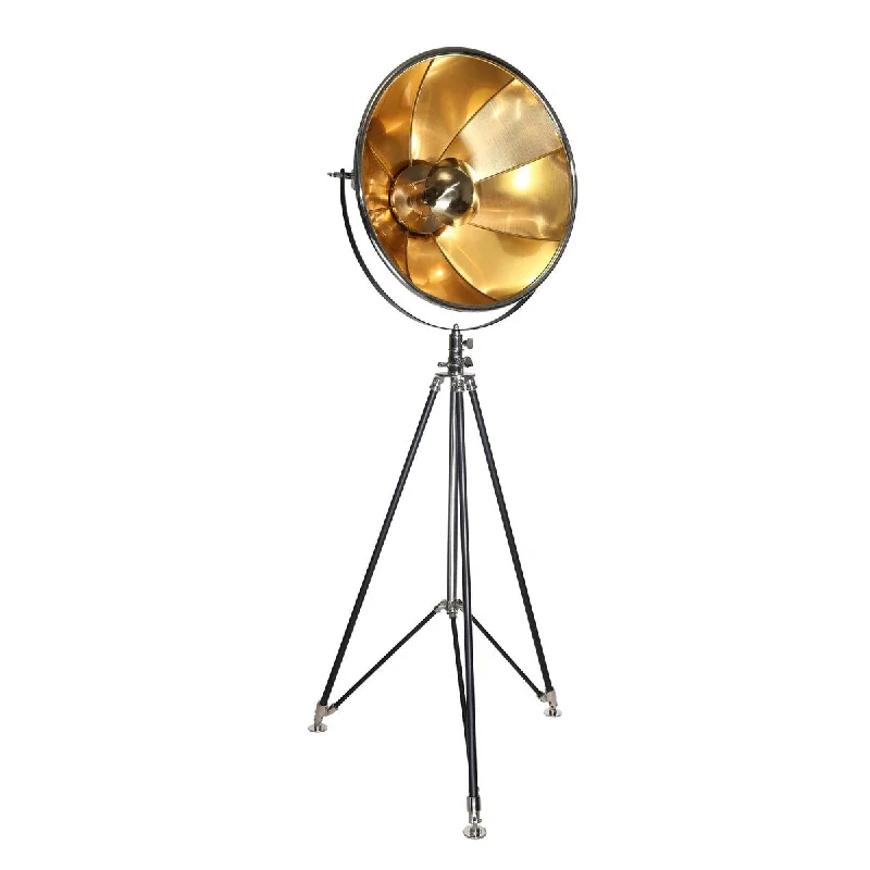USB Charging Port Floor Lamp for Convenient Device ChargingUSB Charging Port Floor Lamp for Convenient Device Charging74.8 Inch Floor Lamp with Tripod Base and Round Shade, Gold