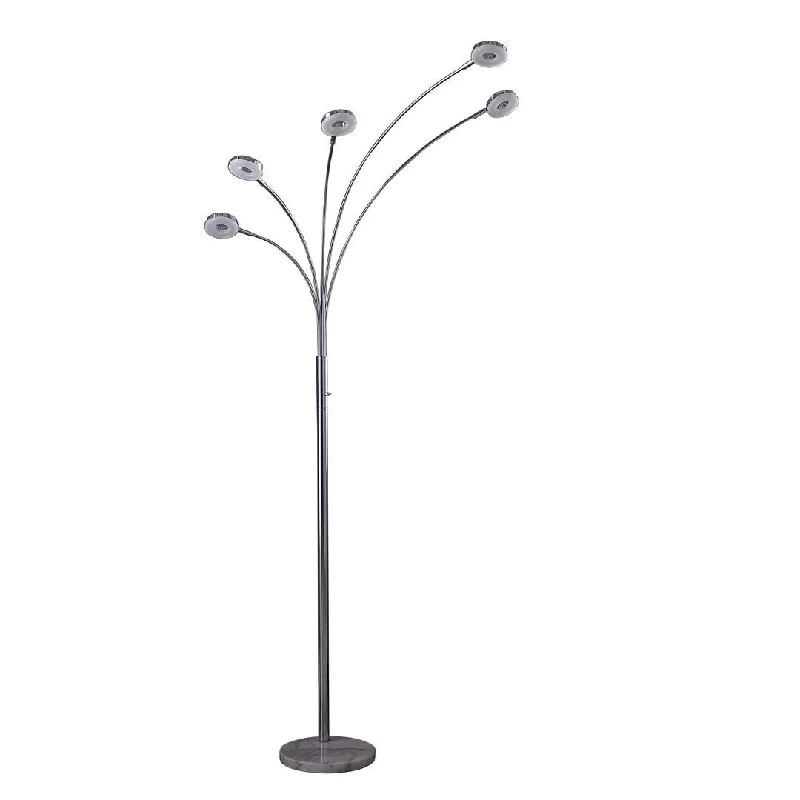 Fabric Floor Lamp with a Linen Shade for a Relaxed AestheticFabric Floor Lamp with a Linen Shade for a Relaxed AestheticAluminum Chrome Led Semi Arc Floor Lamp,Easy installation