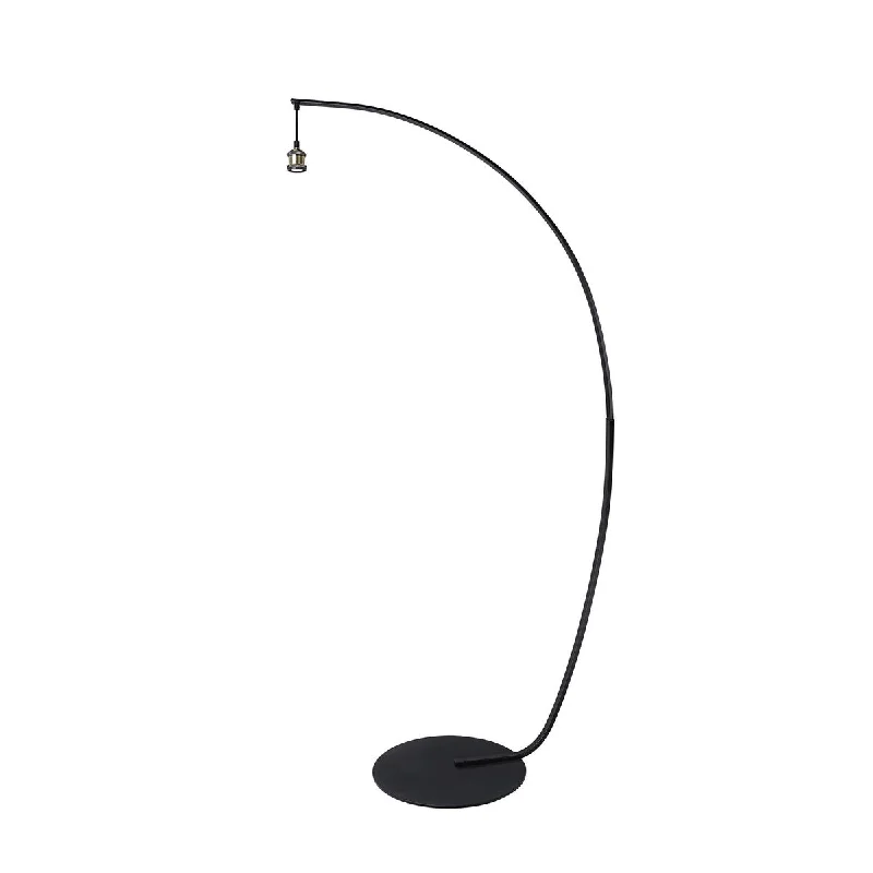 Bohemian Inspired Floor Lamp for Eclectic Home DecorBohemian Inspired Floor Lamp for Eclectic Home DecorAspen Creative One-Light Arc Floor Lamp, Design Matte Black, 72" High - MATTE BLACK Bohemian Inspired Floor Lamp for Eclectic Home DecorBohemian Inspired Floor Lamp for Eclectic Home DecorAspen Creative One-Light Arc Floor Lamp, Design Matte Black, 72" High - MATTE BLACK