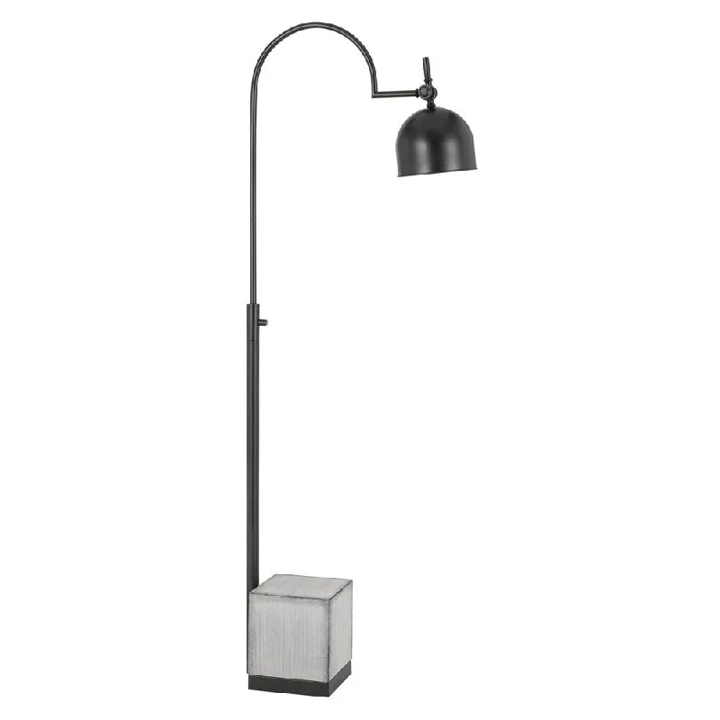 Wood Floor Lamp with Natural Grain for a Warm and Organic FeelWood Floor Lamp with Natural Grain for a Warm and Organic FeelBeaumont Metal Floor Lamp With Cement Base - N/A