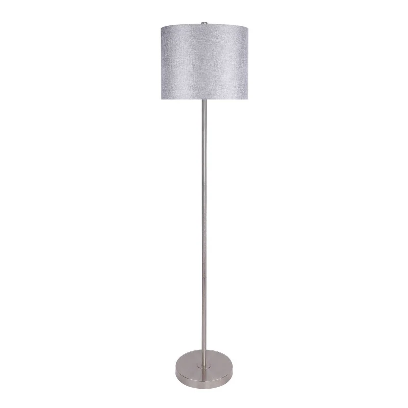 Fabric Floor Lamp with a Linen Shade for a Relaxed AestheticFabric Floor Lamp with a Linen Shade for a Relaxed AestheticBounce 60" Metal Floor Lamp