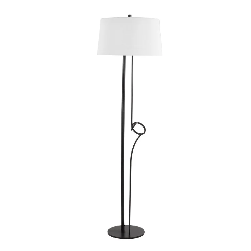 Metal Floor Lamp with a Matte Black Finish for a Sleek LookMetal Floor Lamp with a Matte Black Finish for a Sleek LookContemporary Floor Lamp in Steel with White Linen Shade Metal Floor Lamp with a Matte Black Finish for a Sleek LookMetal Floor Lamp with a Matte Black Finish for a Sleek LookContemporary Floor Lamp in Steel with White Linen Shade