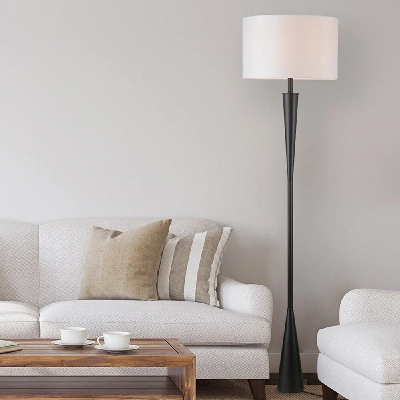 Adjustable Height Floor Lamp for Versatile Lighting NeedsAdjustable Height Floor Lamp for Versatile Lighting NeedsCopper Grove Synelnykove Matte Black Floor Lamp with Cylindrical Cream Shade (70 in.) Adjustable Height Floor Lamp for Versatile Lighting NeedsAdjustable Height Floor Lamp for Versatile Lighting NeedsCopper Grove Synelnykove Matte Black Floor Lamp with Cylindrical Cream Shade (70 in.)