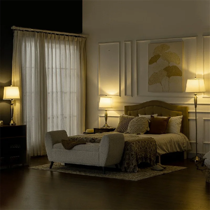 Glass Floor Lamp with Frosted Shades for Soft Diffused LightGlass Floor Lamp with Frosted Shades for Soft Diffused LightDesk Lamp & Floor Lamps Set of 3,3 Piece Lamp Set for Living Room