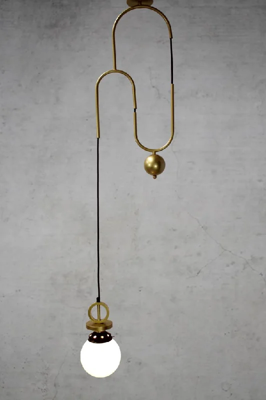 Contemporary Ceiling Lights with Unique, Abstract ShapesContemporary Ceiling Lights with Unique, Abstract ShapesDixon Pulley Glass Ball Pendant Light