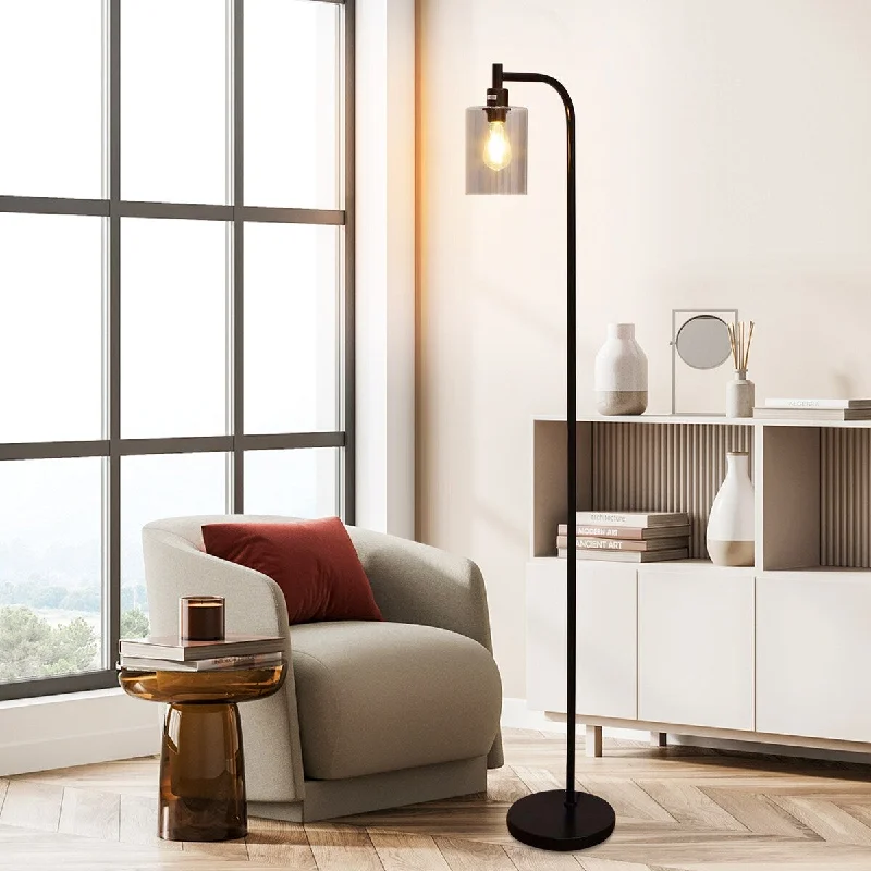 Marble Base Floor Lamp for a Touch of LuxuryMarble Base Floor Lamp for a Touch of LuxuryEudosia 67" Arched Floor Lamp - Black