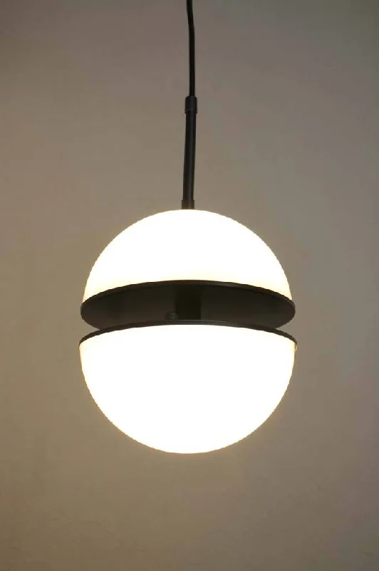 Tropical - Themed Ceiling Lights with Palm - Leaf Shapes and Rattan WrapsTropical - Themed Ceiling Lights with Palm - Leaf Shapes and Rattan WrapsHinchley Orb Dimmable LED Pendant Light