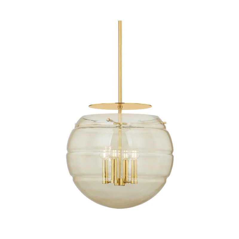 Crystal Ceiling Lights with High - Quality Swarovski CrystalsCrystal Ceiling Lights with High - Quality Swarovski CrystalsHudson Valley 1344 Gill 4-lt 20" Pendant