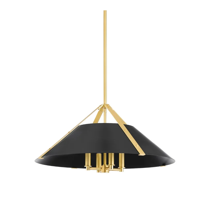 Art Nouveau Ceiling Lights with Organic, Flowing ShapesArt Nouveau Ceiling Lights with Organic, Flowing ShapesHudson Valley 6726 Raymond 4-lt 26" Pendant